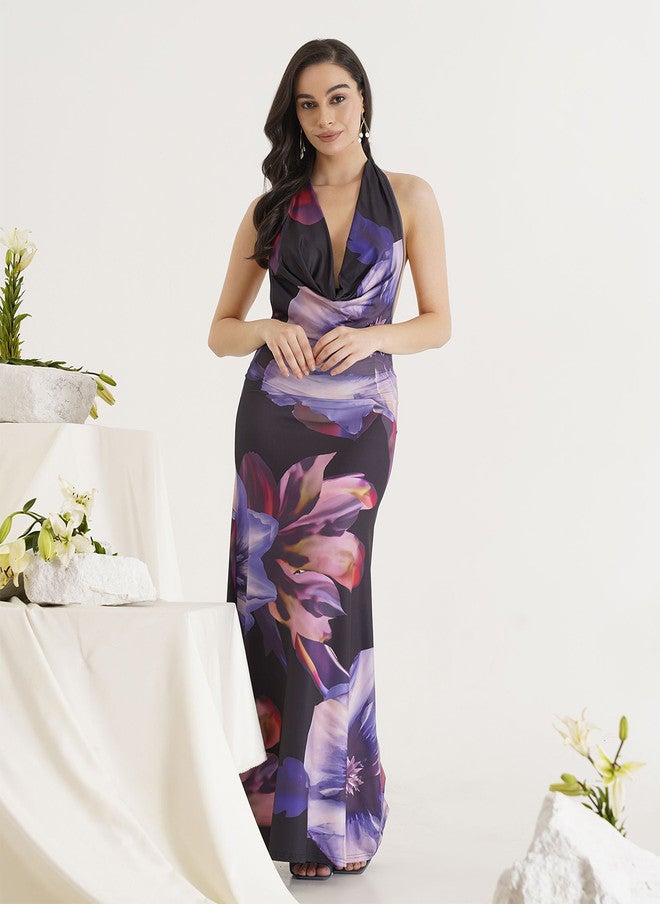 PRIZO Floral Print Maxi Dress - Image 1